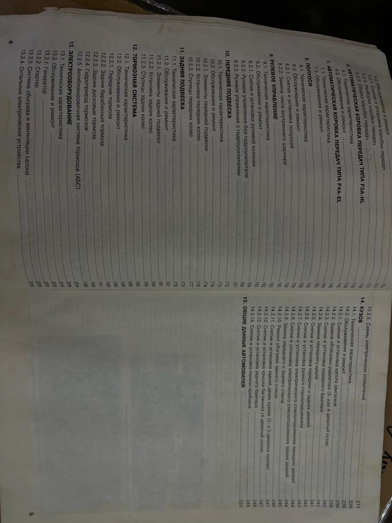 Книга по експлуатації Mazda 323 бу 1980-1995