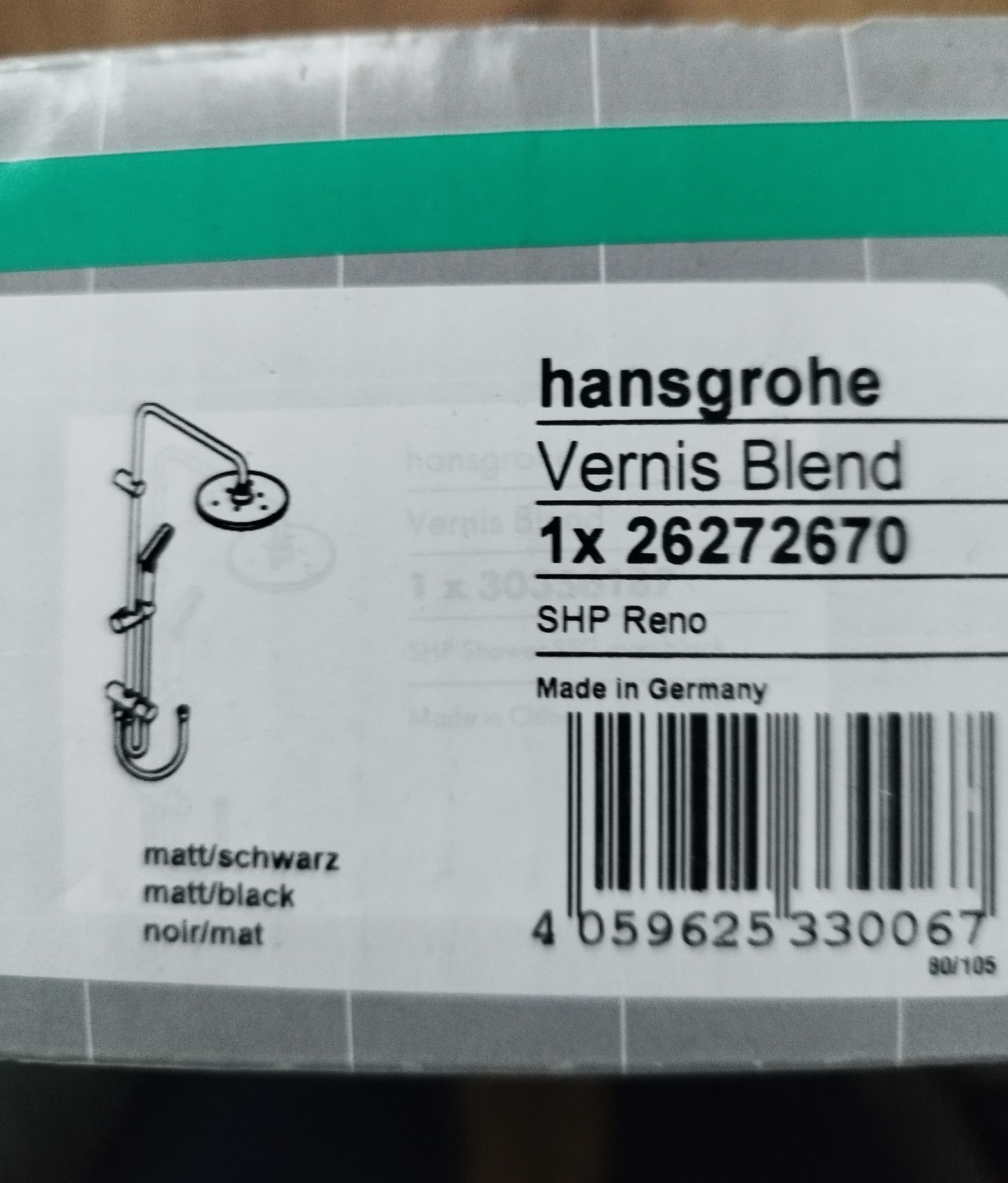 Zestaw prysznicowy Hansgrohe Vernis Blend 200