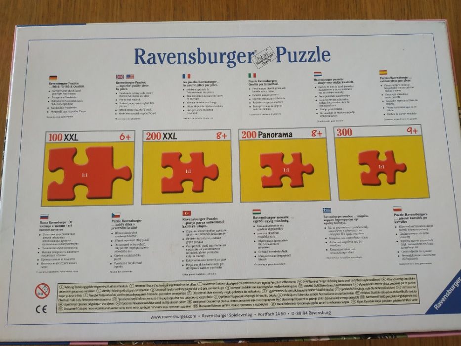 Puzzle Ravensburger -100 klockow