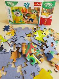 Mini puzzle trefl 54 elementy Rodzina Treflików