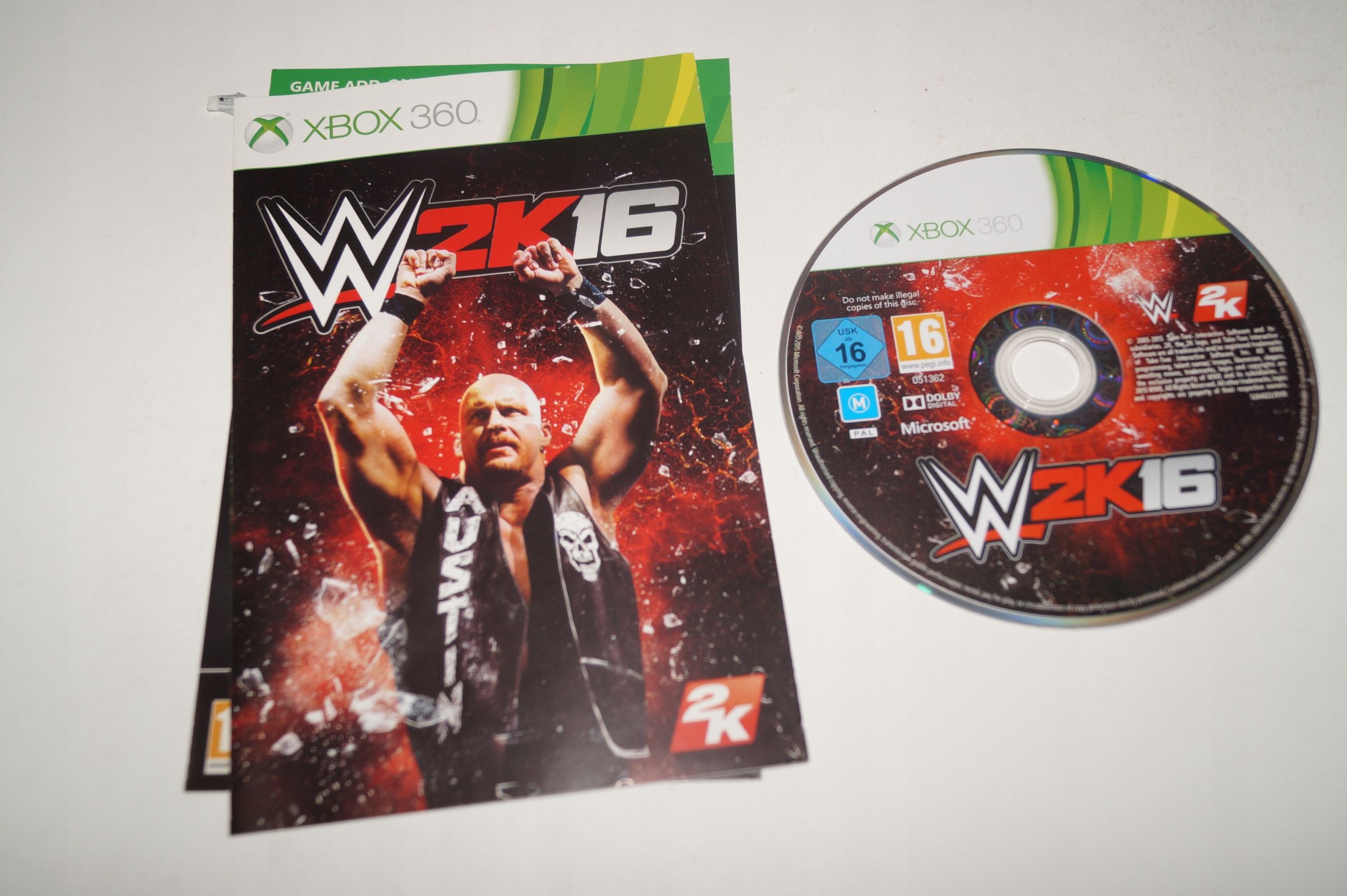 Gra W2K16 X360 Xbox 360
