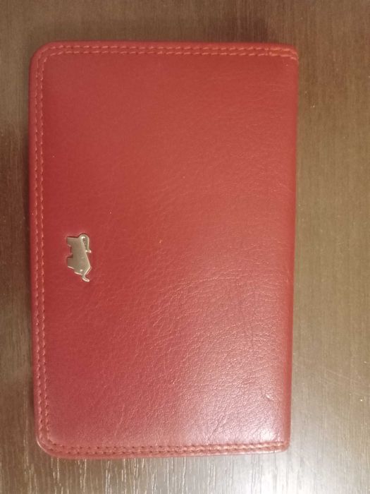 Кредитница Braun Buffel натуральная кожа, красный