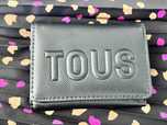 Tous nowy portfel 11x8 cm skora naturalna