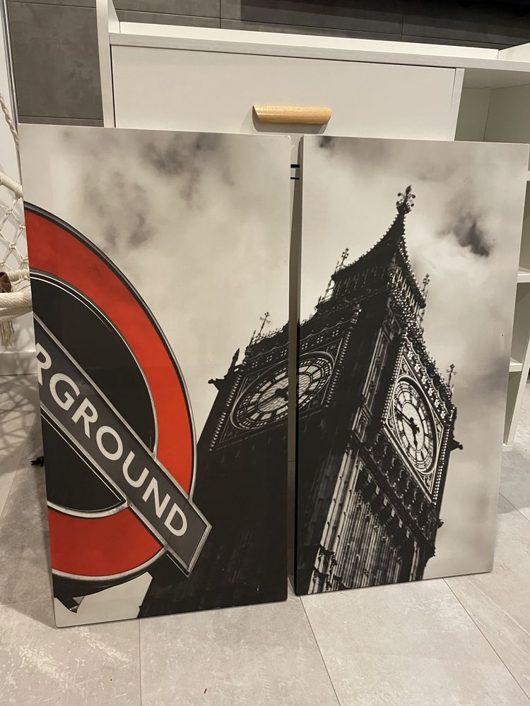 Obraz  2 części Londyn 80x80cm