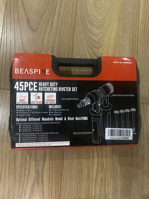 Заклепочник різьбових заклепок