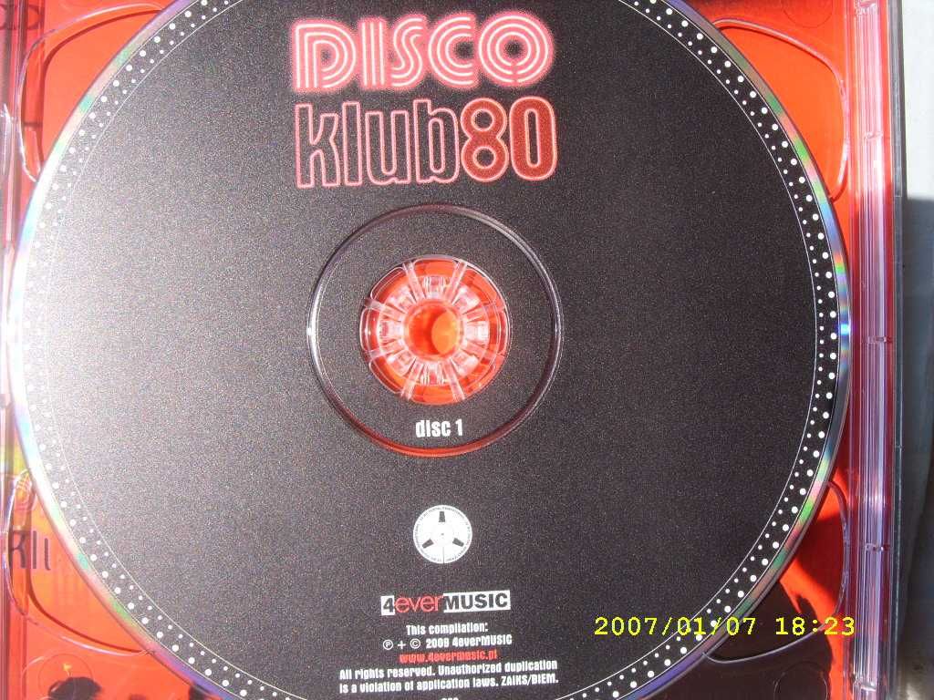 76. Plyty CD; Disco klub 80 , 2 CD , 2000 rok.