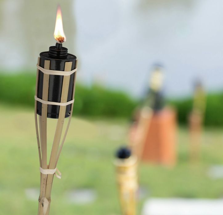 Pochodnie bambusowe 10 sztuk