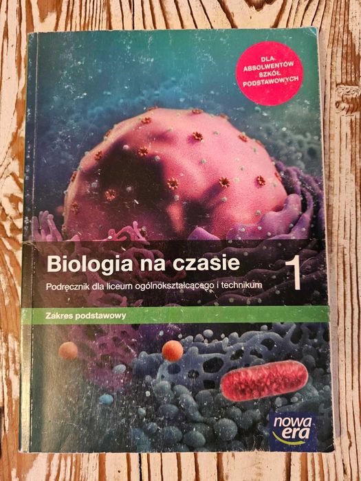 Biologia na czasie, podręcznik, zakres podstawowy, klasa 1