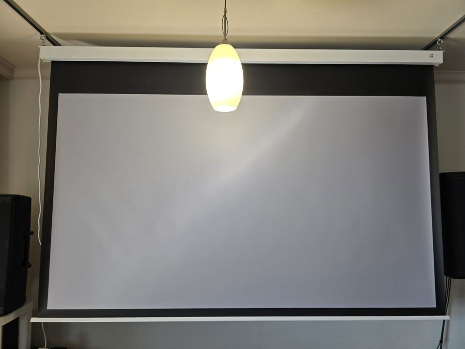 Ekran elektryczny projektora Avtek - 200 cm - Szary - Wysoki kontrast