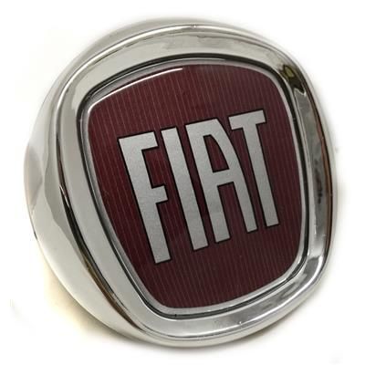 Emblemat Logo Znaczek Fiat 95Mm Czerwony