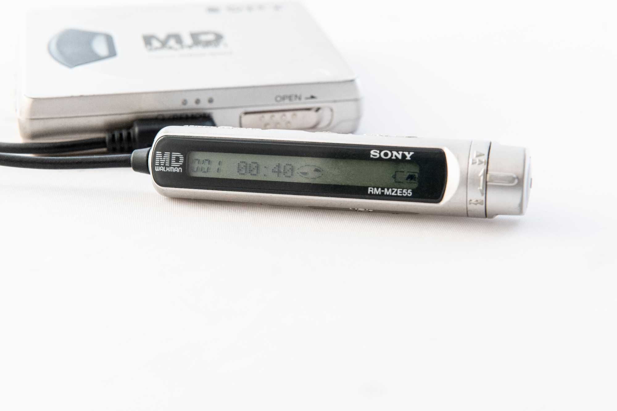 Przenośny odtwarzacz minidisc SONY MZ-E55