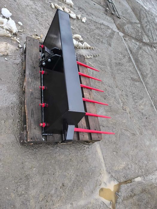 Widły do obornika 104 cm LINKA stary typ zęby kute / euro sms tłok