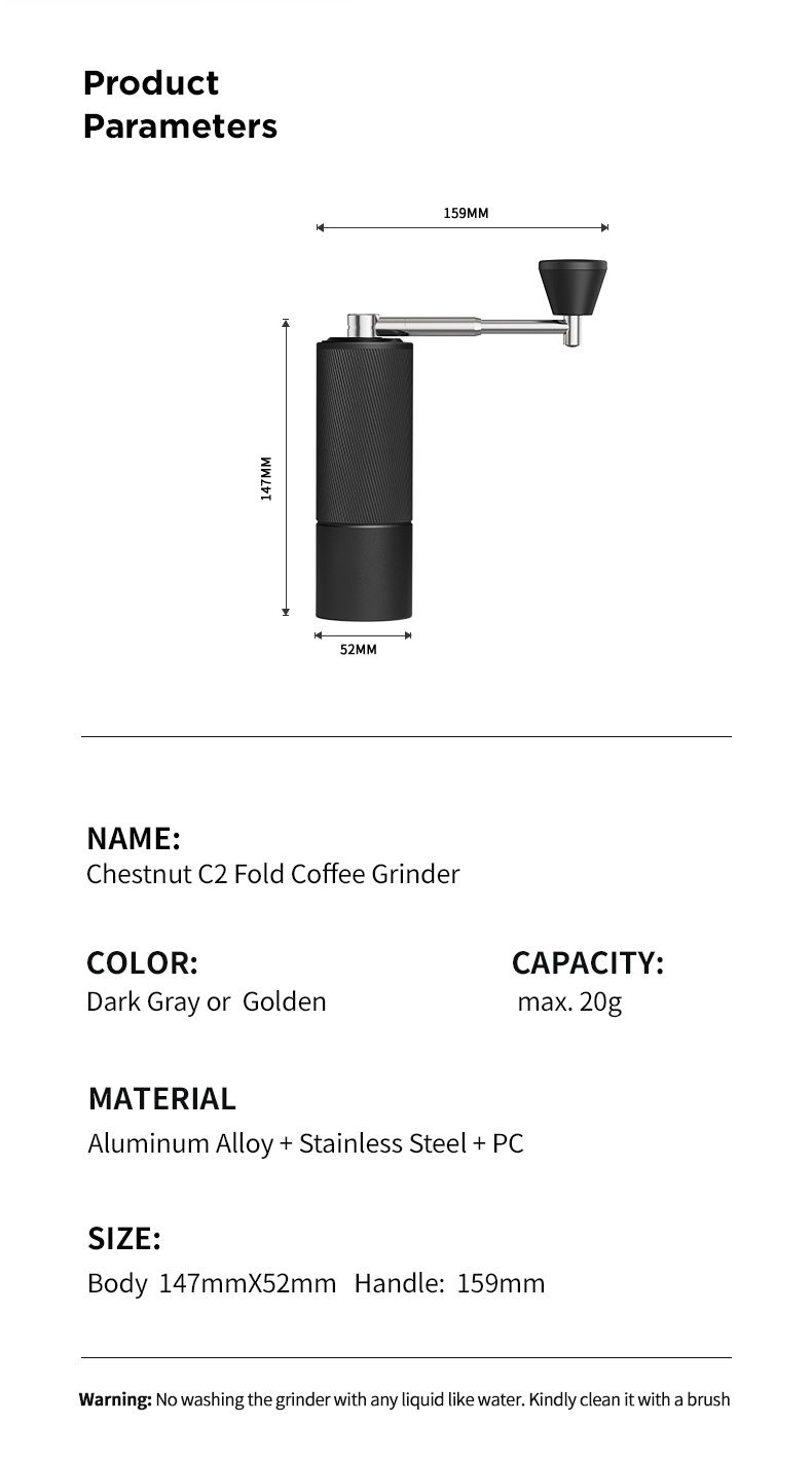 Moinho Café TimeMore C2 Fold