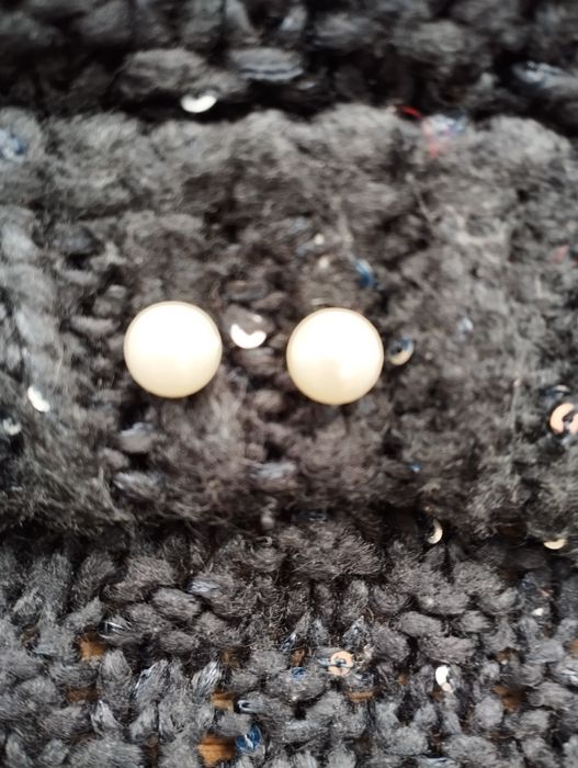 Biżuteria kolczyki z perełkami