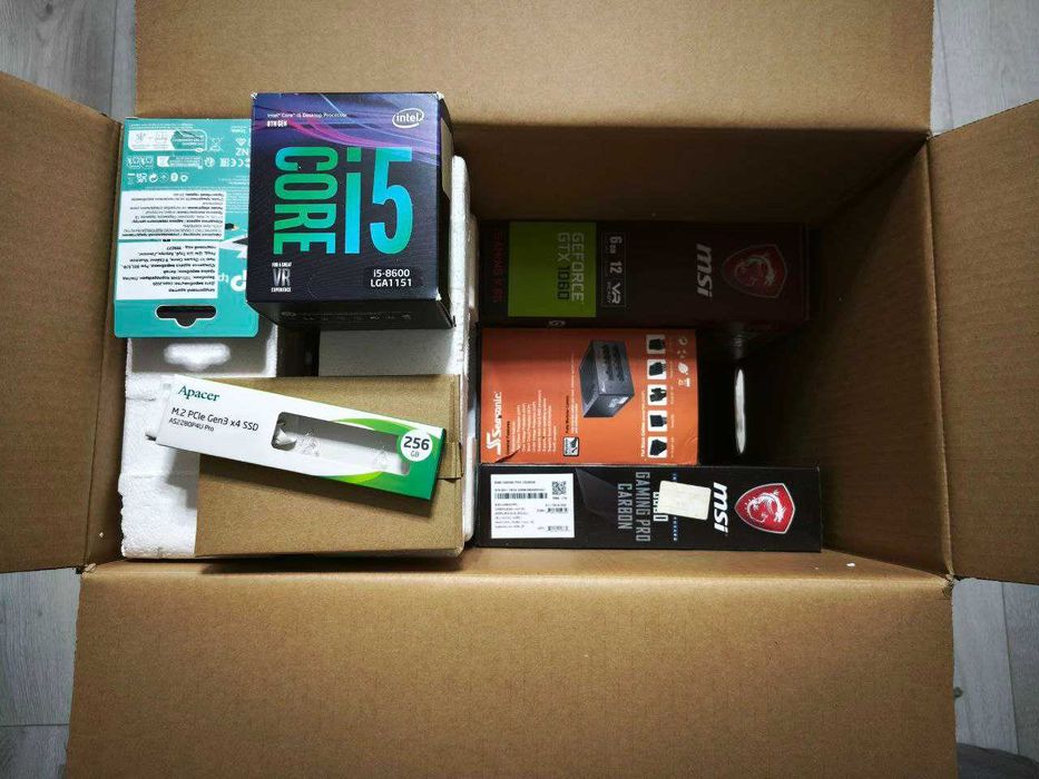 Ігровий ПК Повний комплект  MSI 1060 Gaming X 6G/I5-8600/16gb RAM