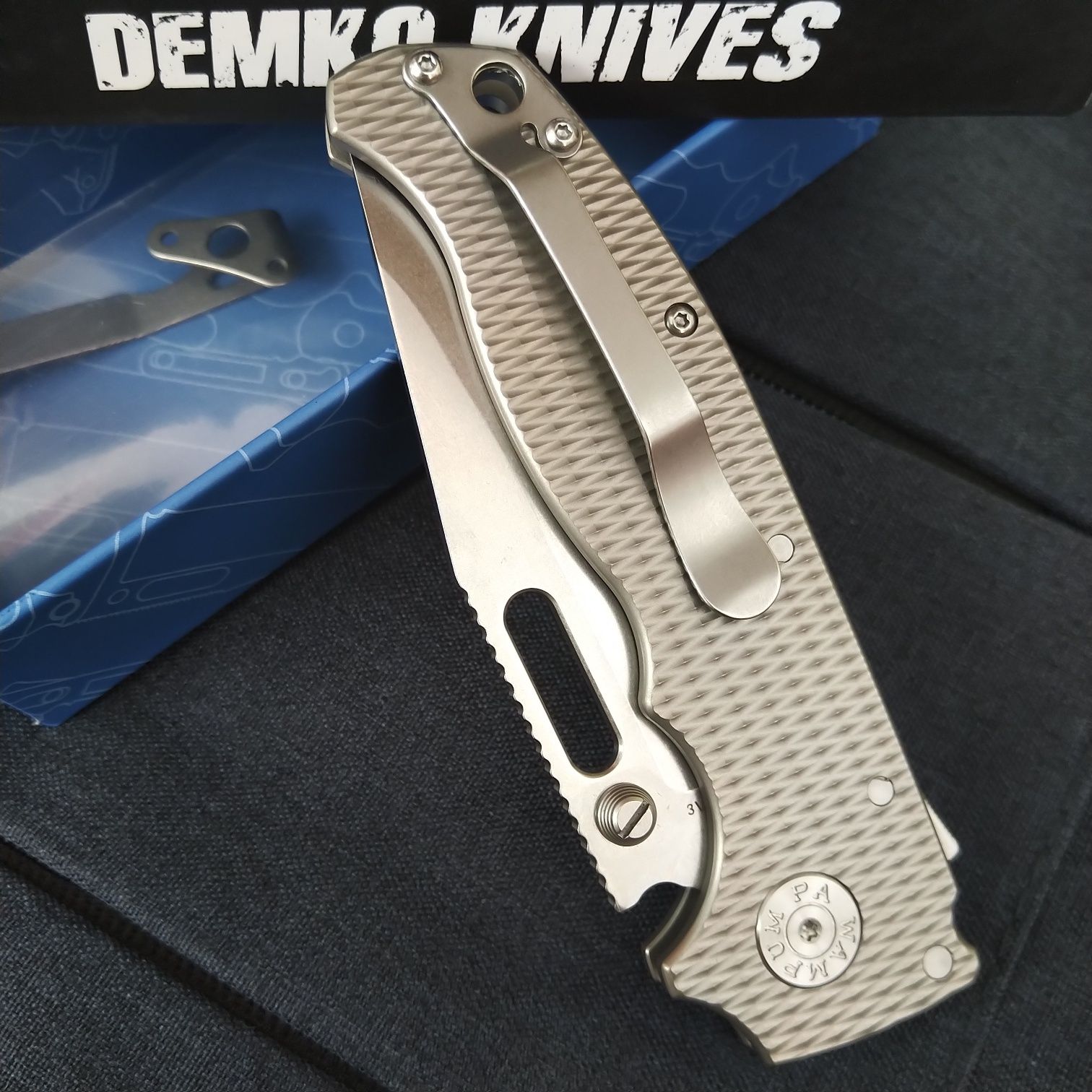 Нож Demko Knives AD20S Titanium