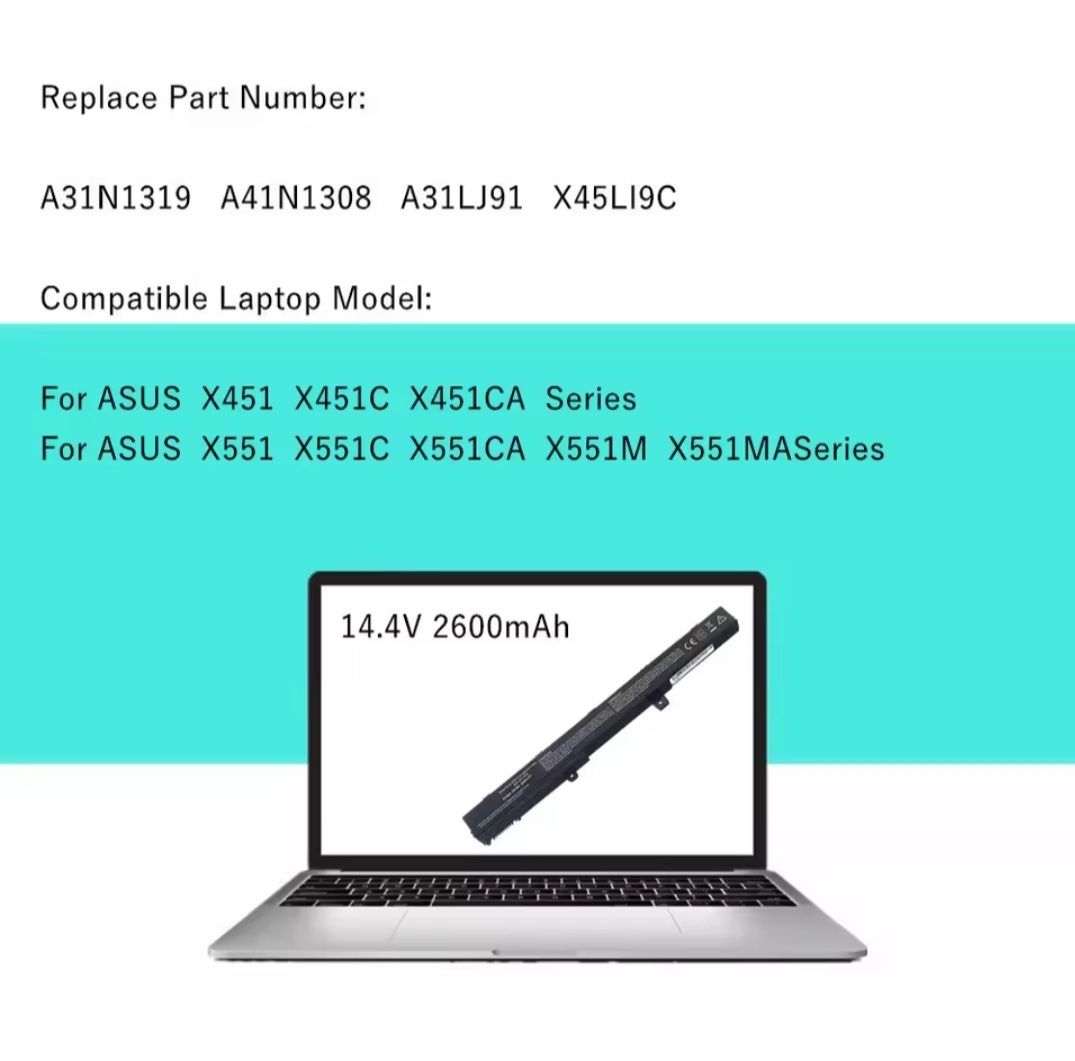 Bateria para portátil asus