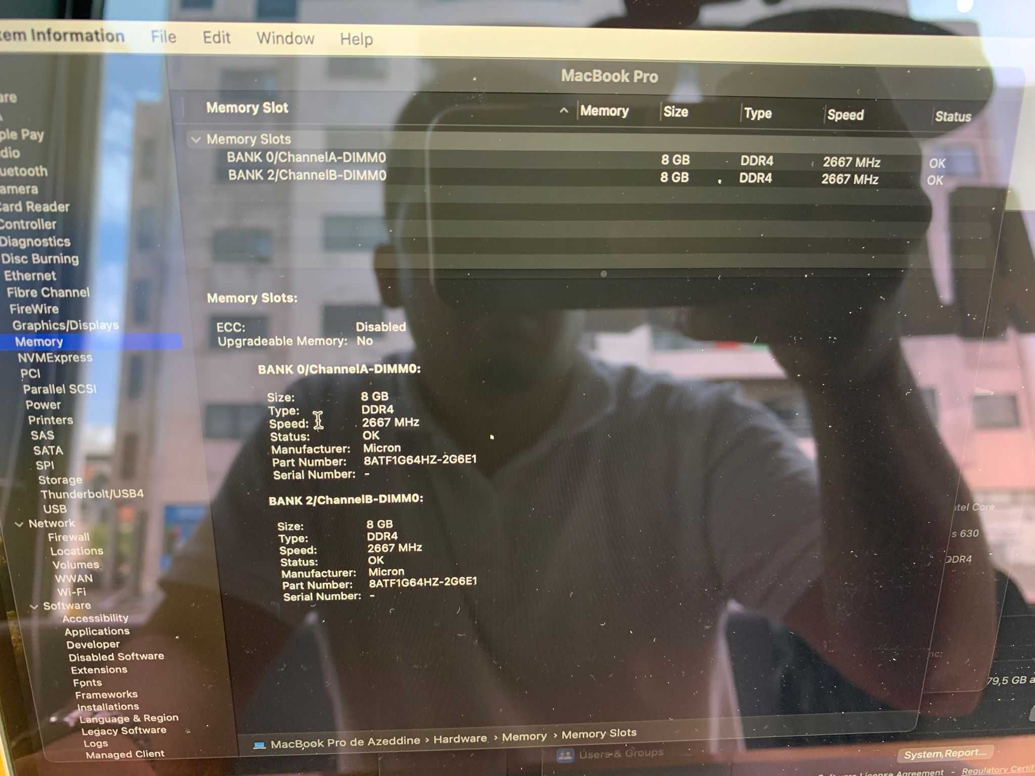 MacBook Pro Retina 15-inch (2019) - Core i7 - 16GB SSD 512 AZERTY