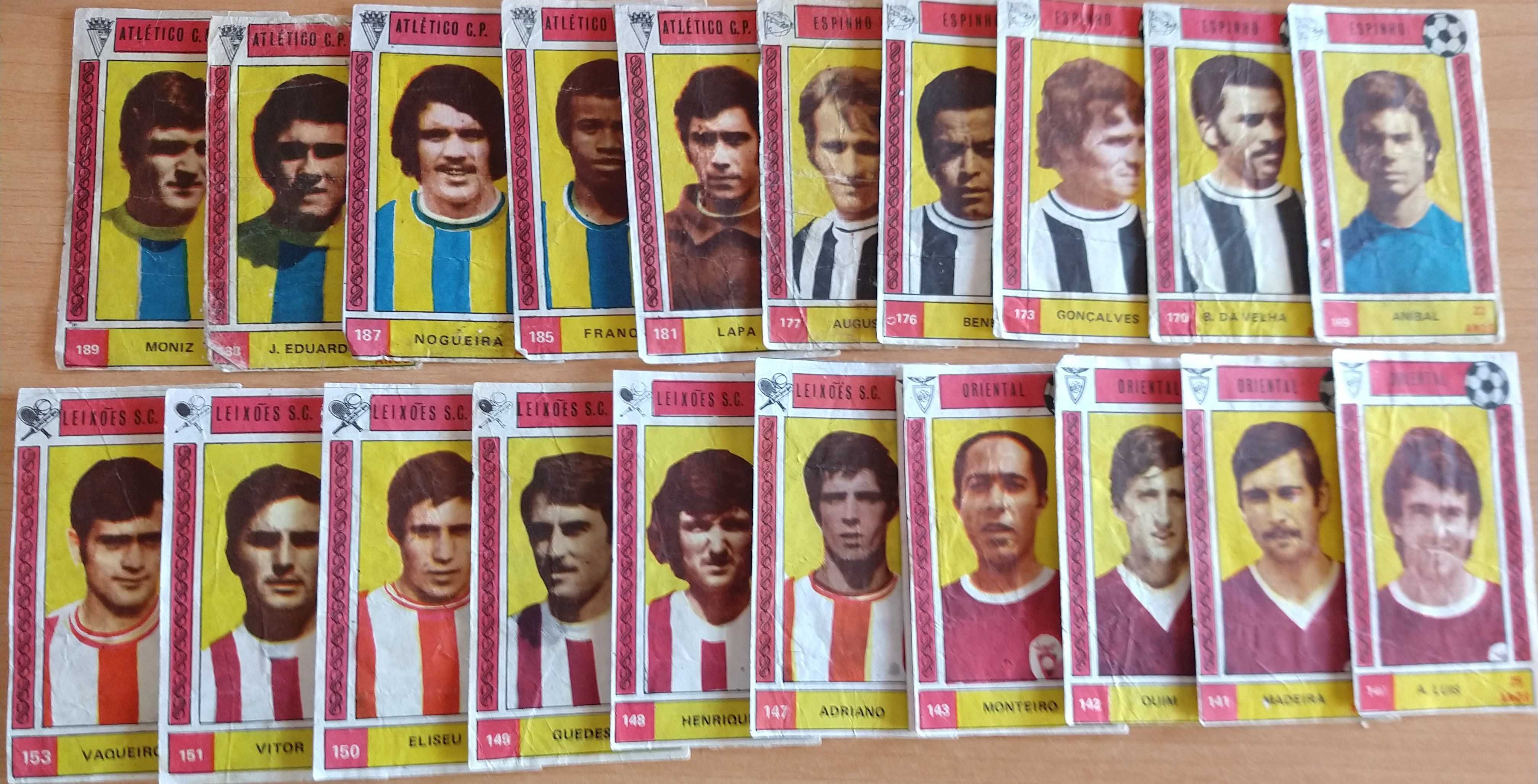 Cromos Caramelos de Cadernetas de Futebol