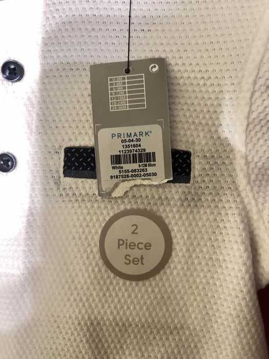 Conjunto 9-12M (80cm) novo