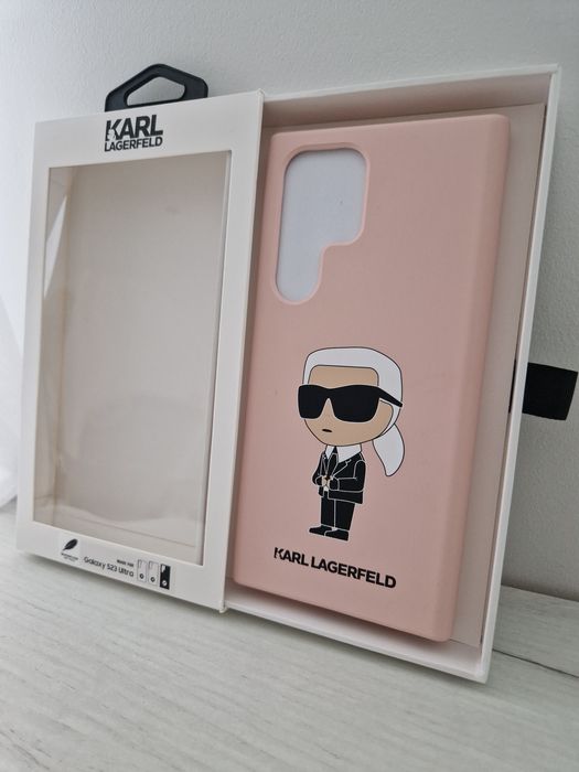 Oryginalne Etui KARL LAGERFELD Silicone Ikonik do Samsung S23 Ultra