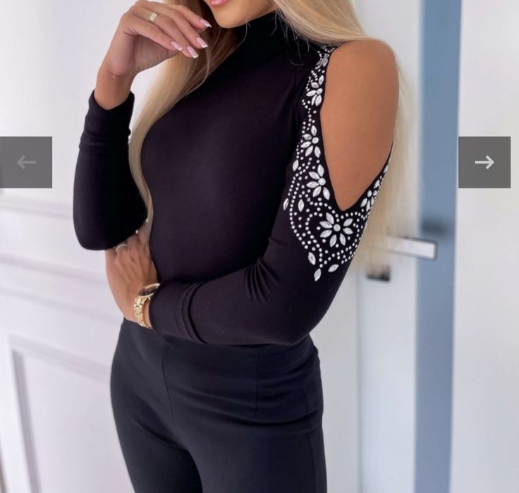 Elegancka seksowna bluzka