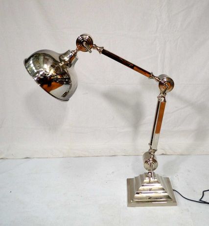 Lampa stołowa Art Deco chrom /Meble Stylowe Grodzisk Mazowiecki