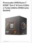 Vendo Processador Amd Ryzen 7 8700F