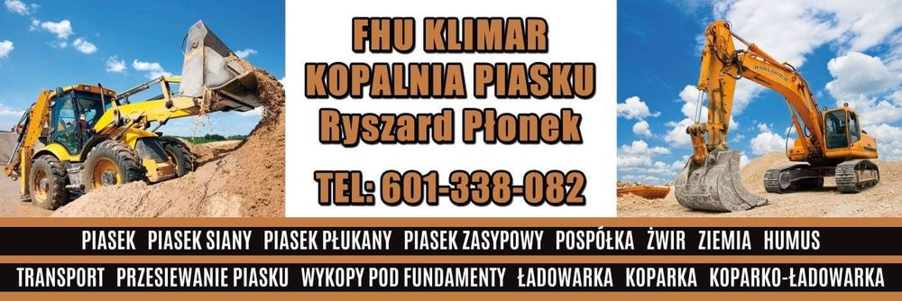 Beton Suchy Stabilizacja, Pospółka, Piasek Siany ,Ziemia, Minikoparka