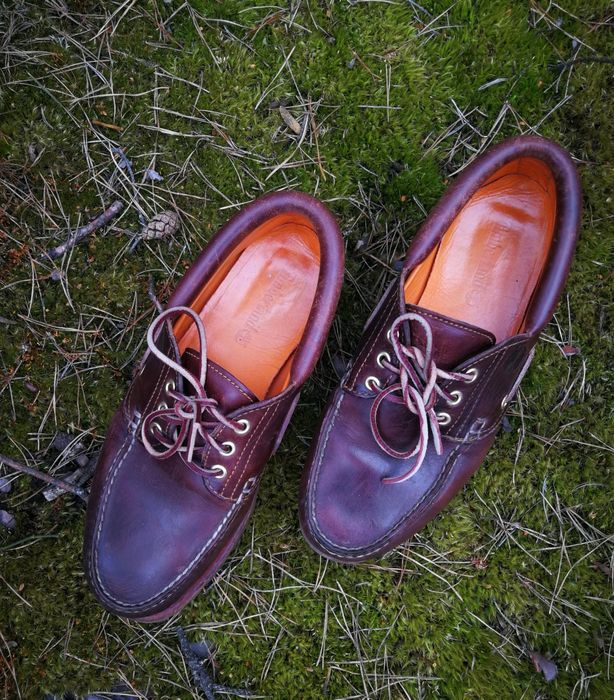 Мокасини, топ сайдери, туфлі Timberlend Eye Lug Handsewn Boat