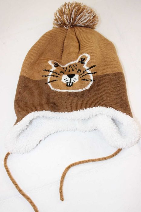 sj2 So Cute Pepco chłopięca zimowa czapka uszatka 2-3 lata 51cm