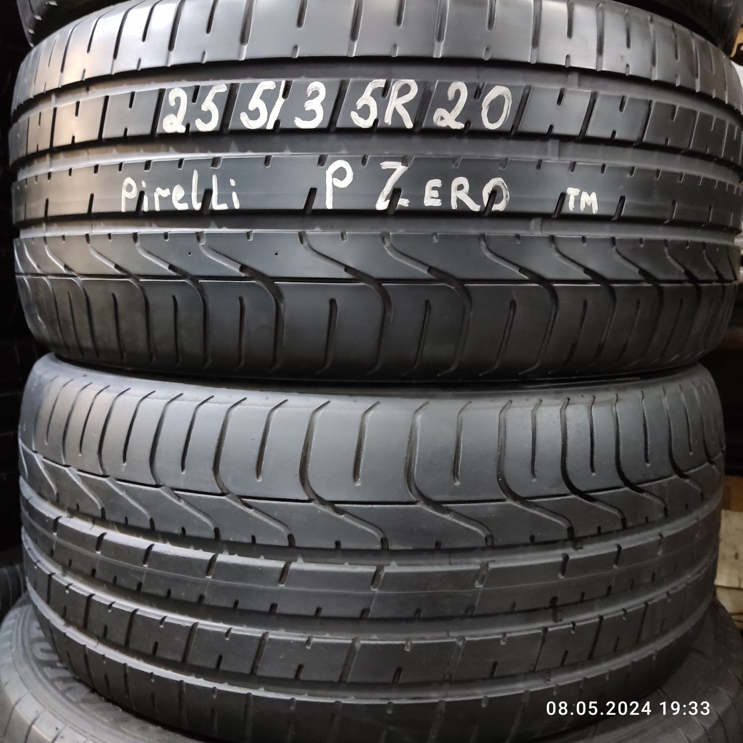 R20 255/35 Pirelli. 7мм. 2021р. 2шт.