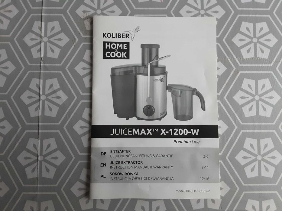 Sokowirówka Koliber CZYTAJ OPIS