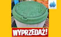 POKRYWA STUDNI FI800 Właz Zielony, DUŻA POLIMEROWA do 1,5 tony!