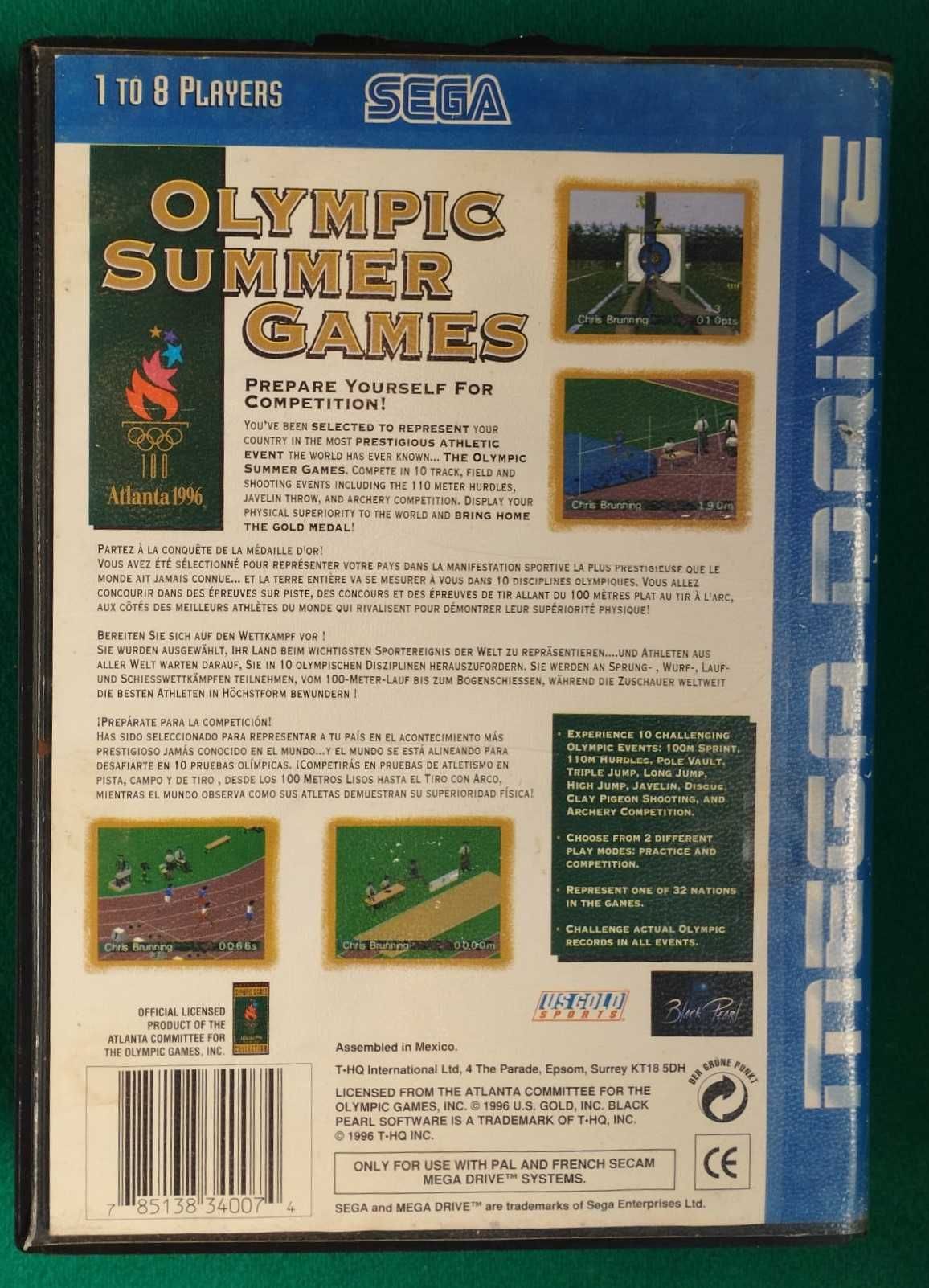 Olympic Summer Games, para Mega Drive