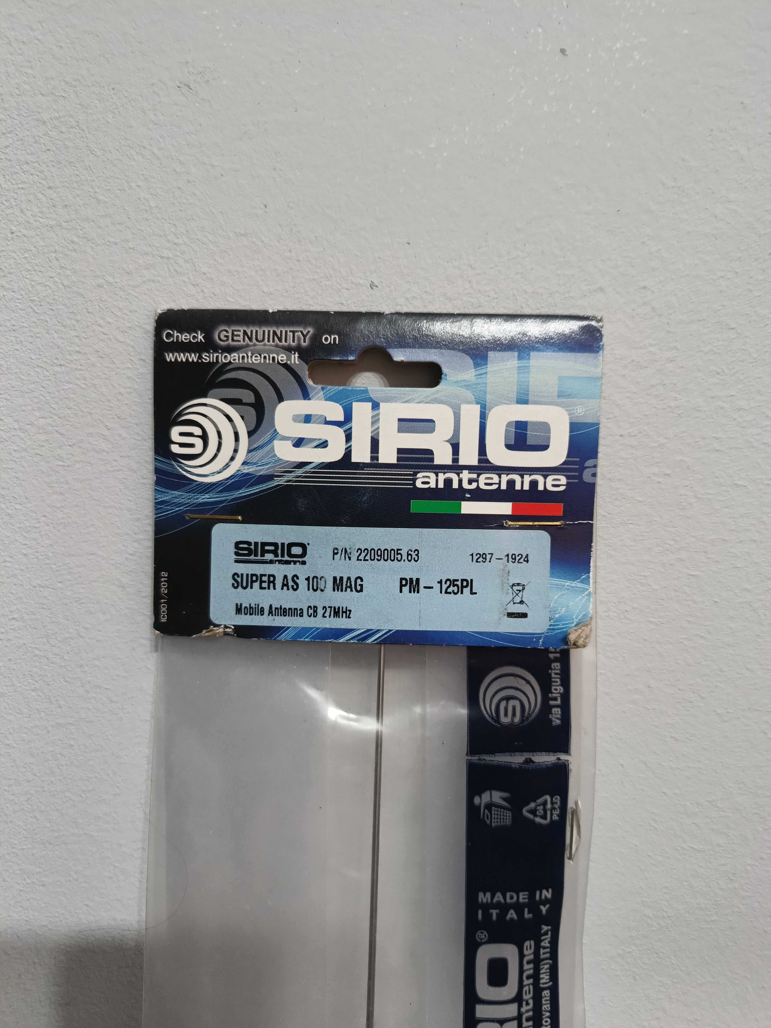 CB radio President Barry II + nowa antena Sirio AS 100 Mag