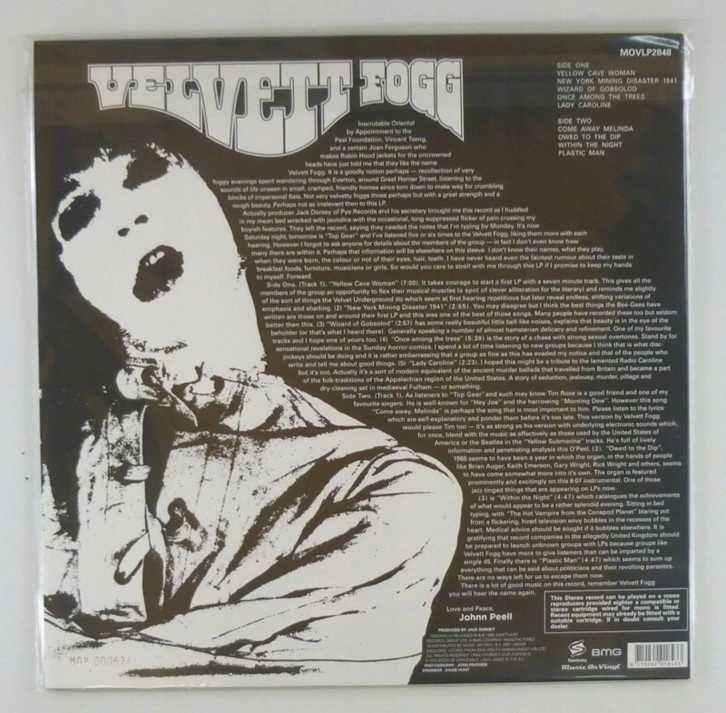 12" LP Velvett Fogg Velvett Fogg 180g Ed limited numerowana MOVLP2848