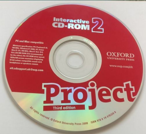 Płyta angielski Interactive CD-ROM 2 OXFORD Project Third edition