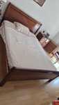 Cama Casal em Mogno