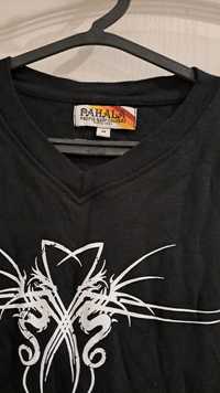 T-shirt preta tribal