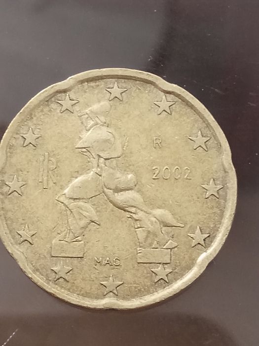 Zadka moneta 20euro cent