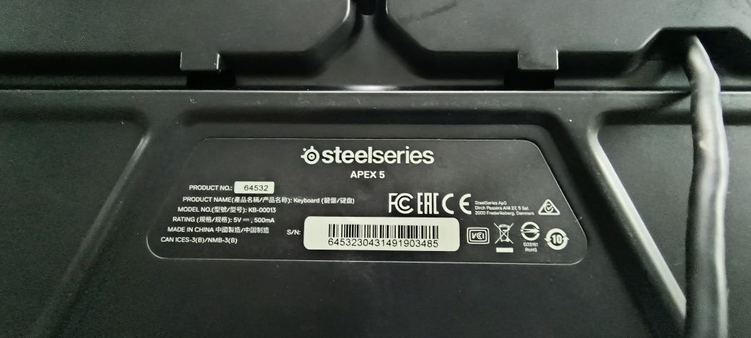 Klawiatura Steelseries 5 Apex 5