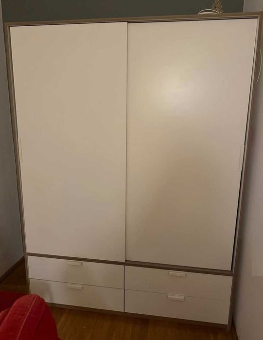 szafa IKEA z drążkiem i półkami + szuflady - możliwy transport