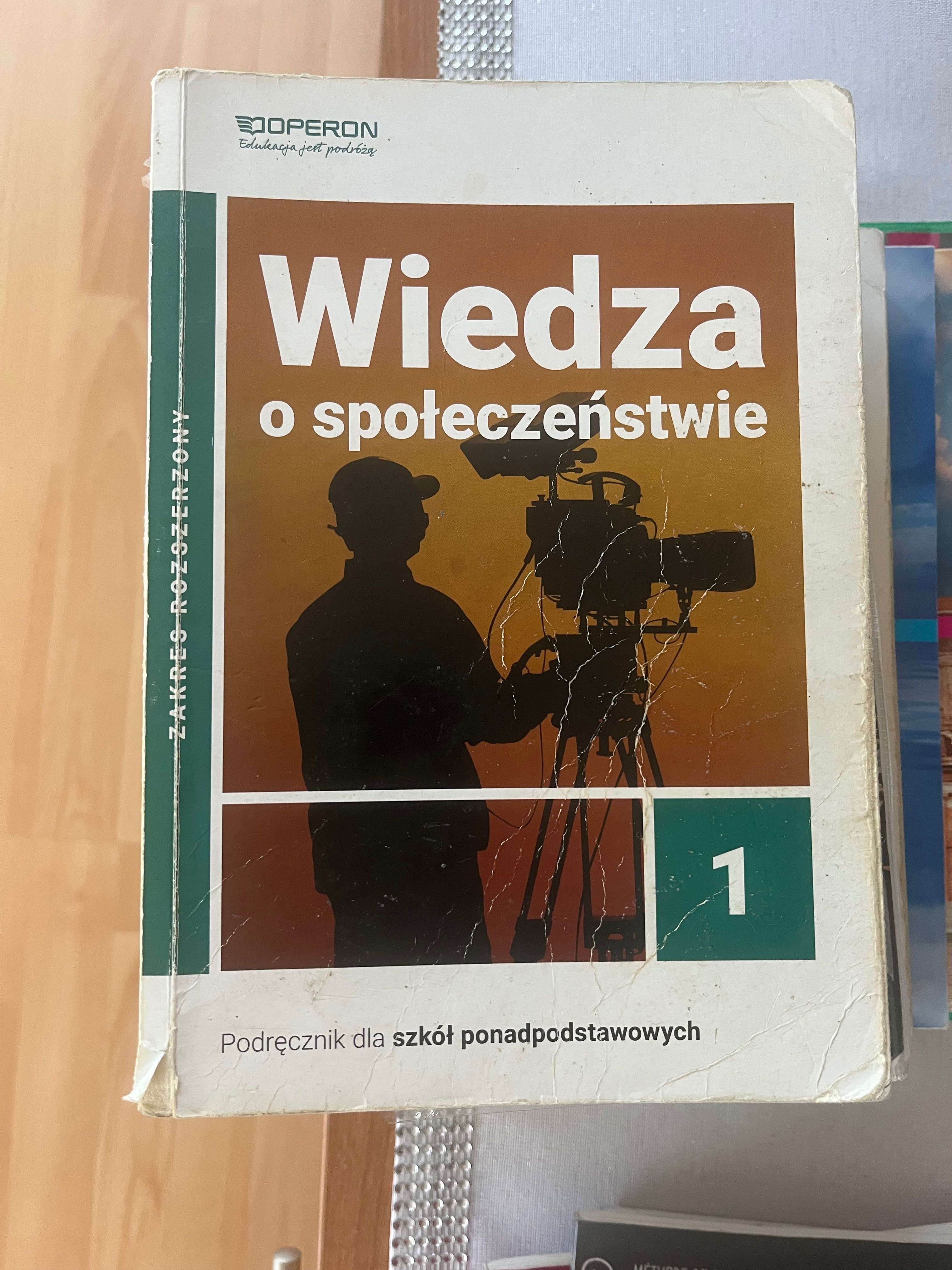 Podręcznik Wiedza o Społeczeństwie WOS 1 rozszerzony