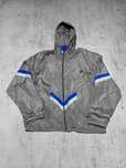 Szara kurtka wiatrówka Nike vintage / 90s retro baggy jacket