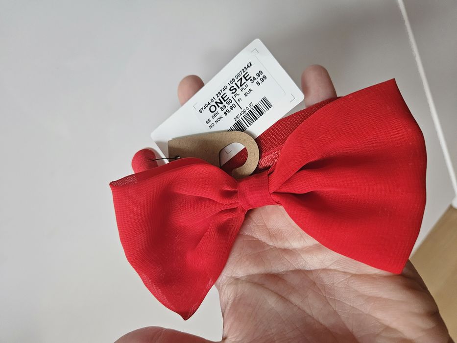 Zestaw walentynki kappahl tiulowa spodnica opaska czerwona 74/80