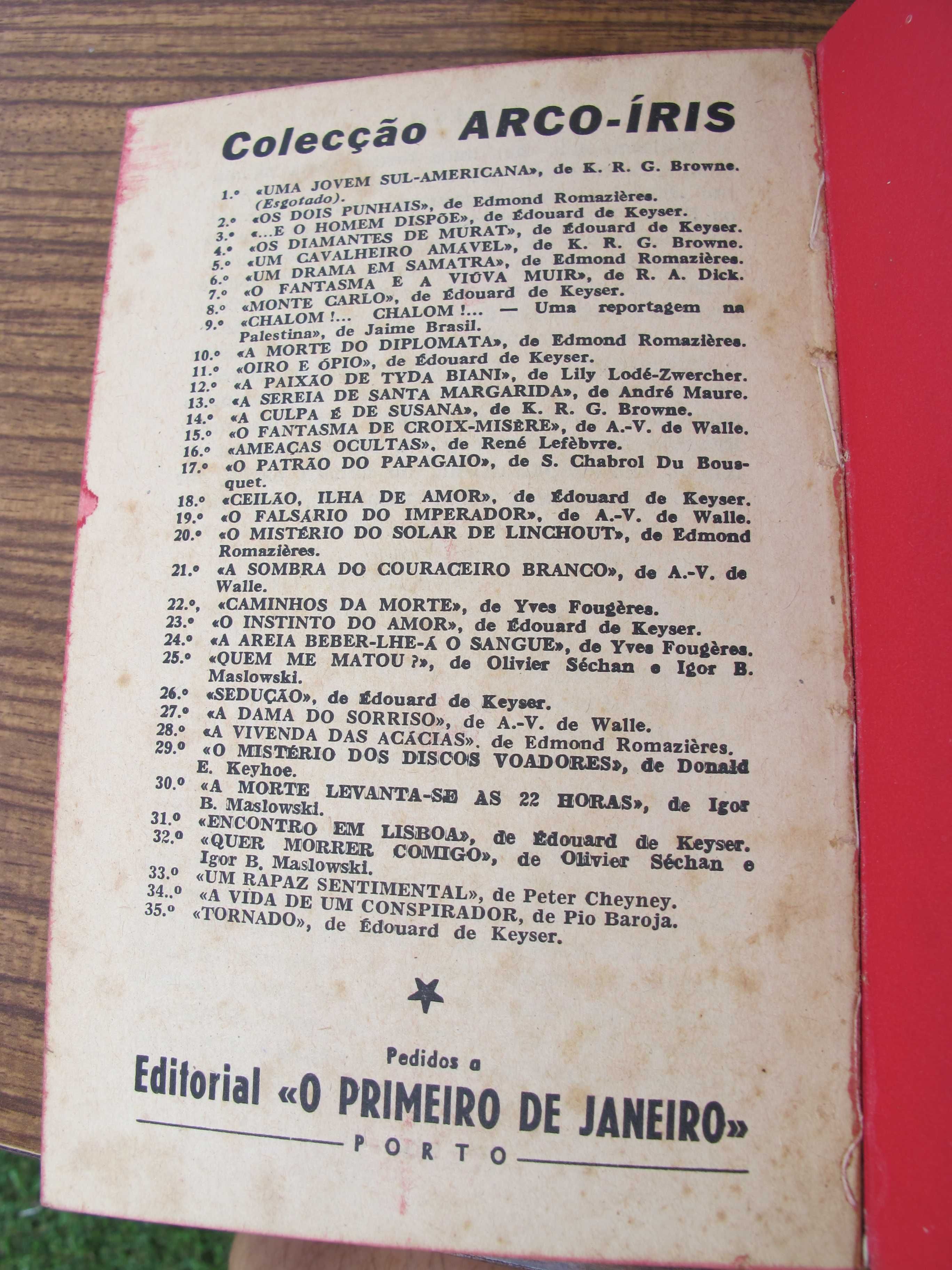 Coleção Arco Iris - Livros Antigos dos anos 50