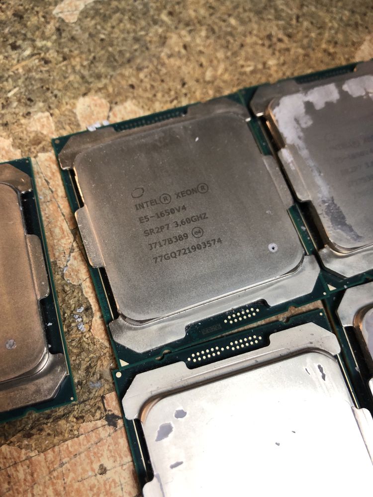 Процессоры LGA2011 Intel Xeon E5 1650 \ E5 1650 V3 \ E5 1650 V4