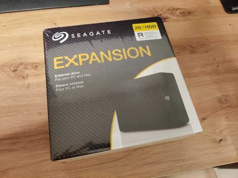 NOWY! Seagate Expansion Desktop 26TB, Zewnętrzny dysk twardy, 3.5"