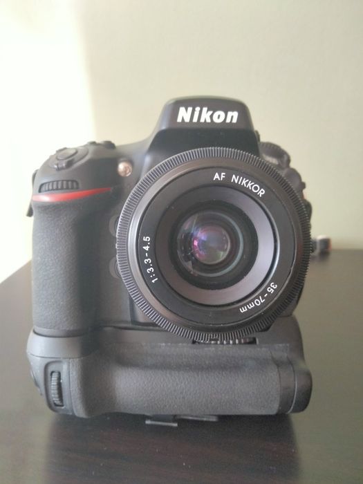 Nikon D800 como nova lentes battery grip mochila tripé